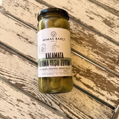 Kalamata Kırma  Yeşil Zeytin Doğal,Katkısız 300 g