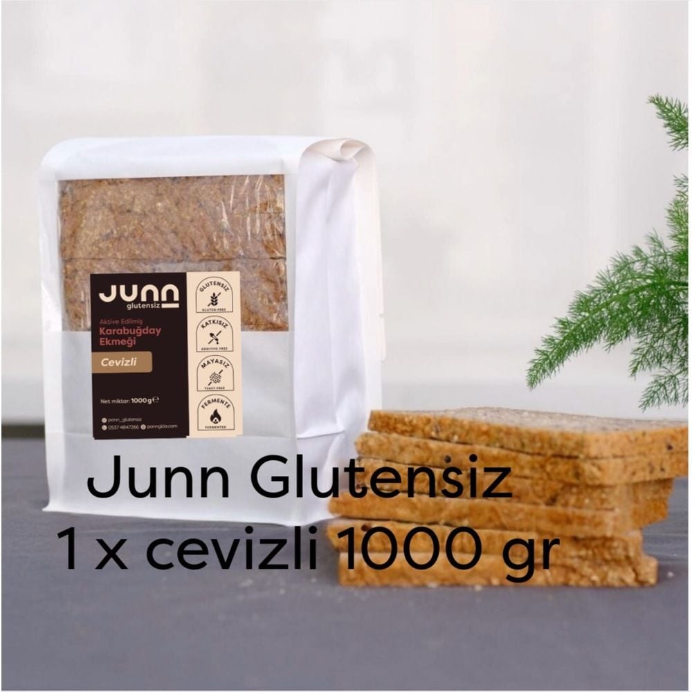 Karabuğday Ekmeği Glutensiz,Aktive,Mayasız Cevizli 1000 g