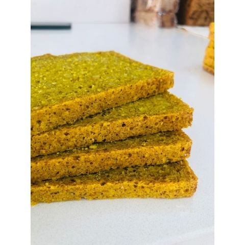 Karabuğday Ekmeği Glutensiz,Aktive,Mayasız Zerdeçallı 1000 g