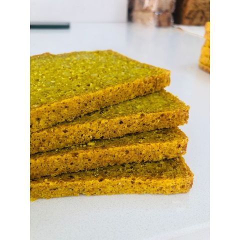 Karabuğday Ekmeği Glutensiz,Aktive,Mayasız Zerdeçallı 1000 g