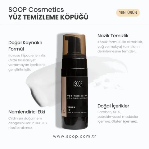 SOOP Cosmetics Yüz Temizleme Köpüğü