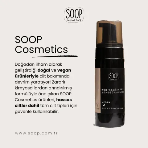 SOOP Cosmetics Yüz Temizleme Köpüğü