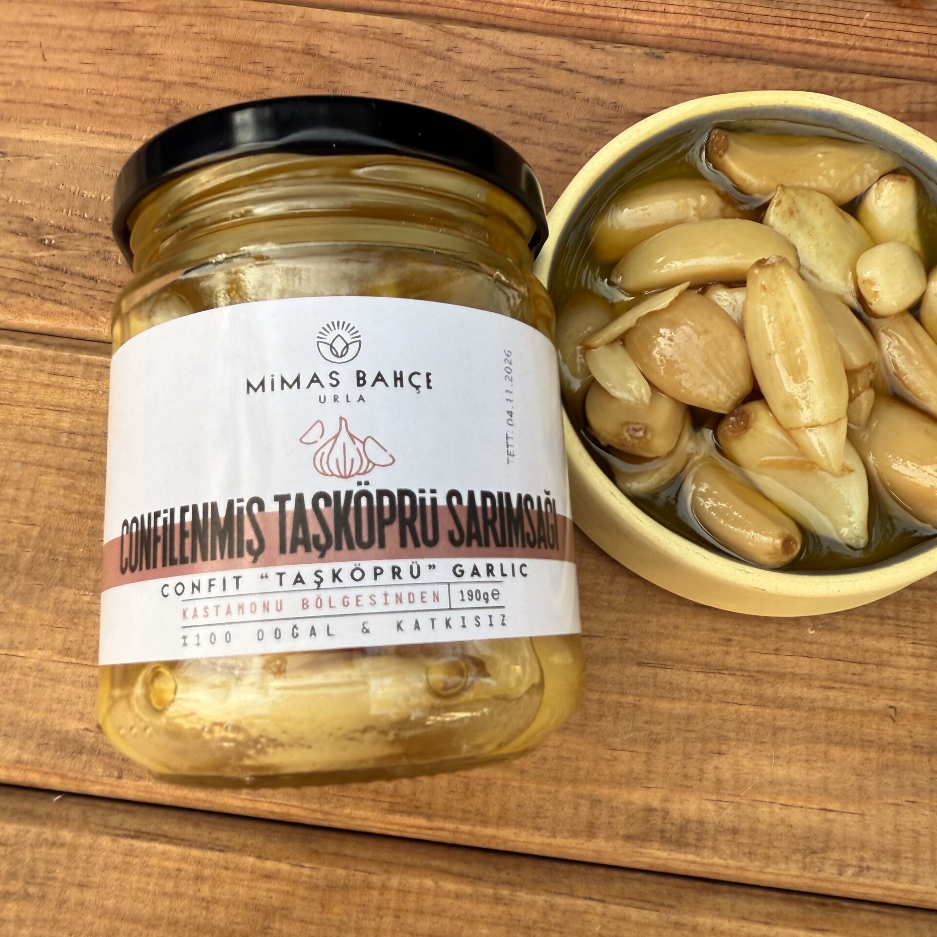 Confilenmiş(Konfilenmiş) Taşköprü Sarımsağı 200 g