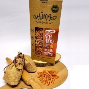 Kırmızı Mercimekli ve Nohut unu  Makarna Organik 250 g