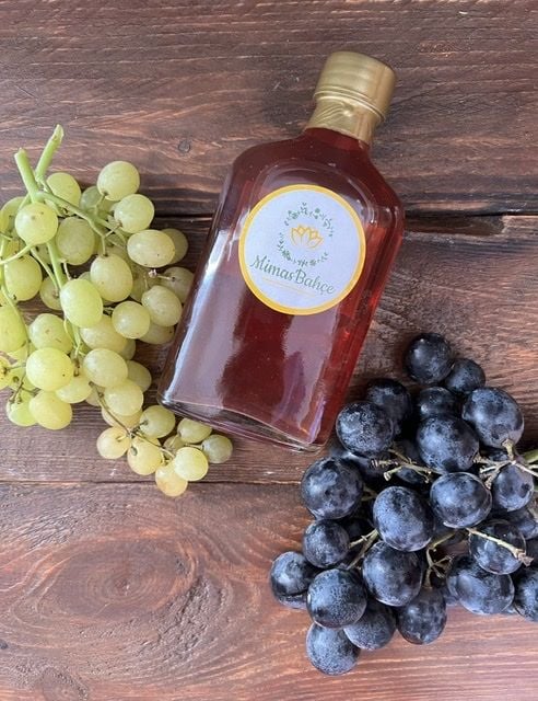 Doğal Fermente Siyah Üzüm Sirke Doğal 200gr