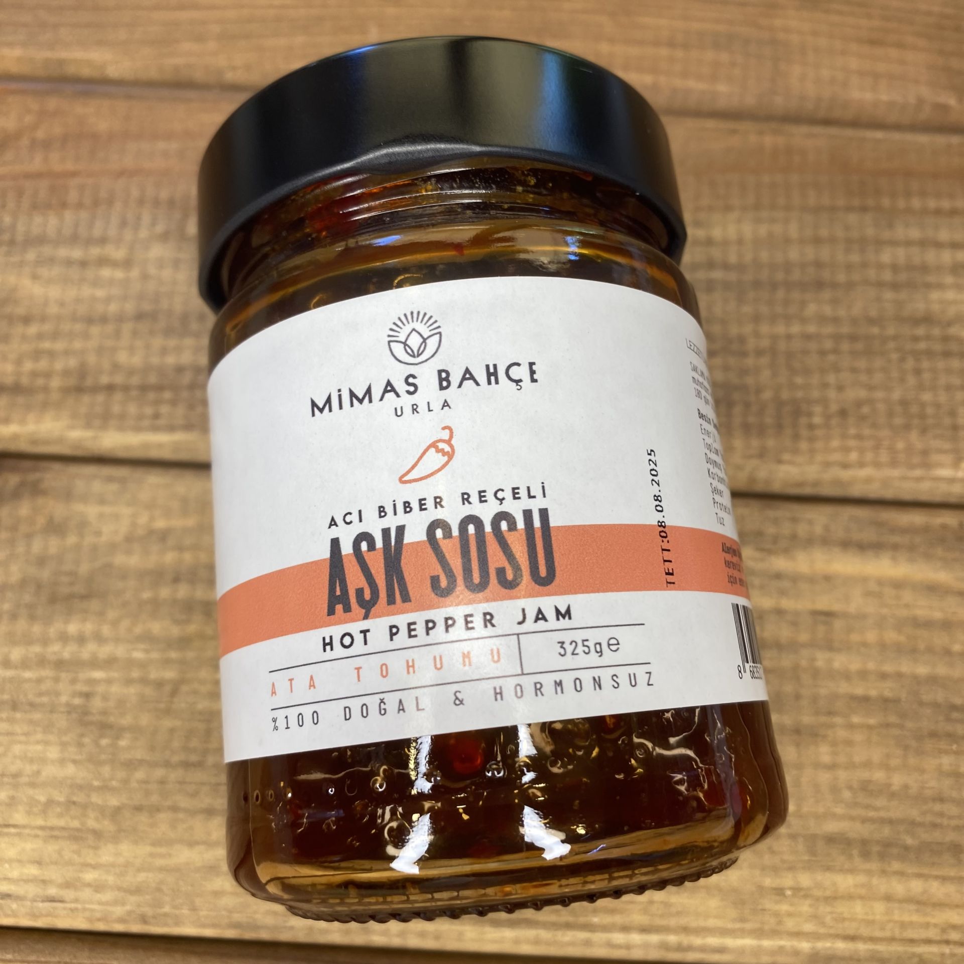 Acı Biber Reçeli(Aşk sosu) Katkısız,Doğal 340gr