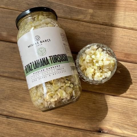 Beyaz Lahana Turşusu  Katkısız,Doğal 1000 cc