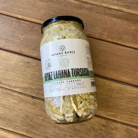 Beyaz Lahana Turşusu  Katkısız,Doğal 1000 cc