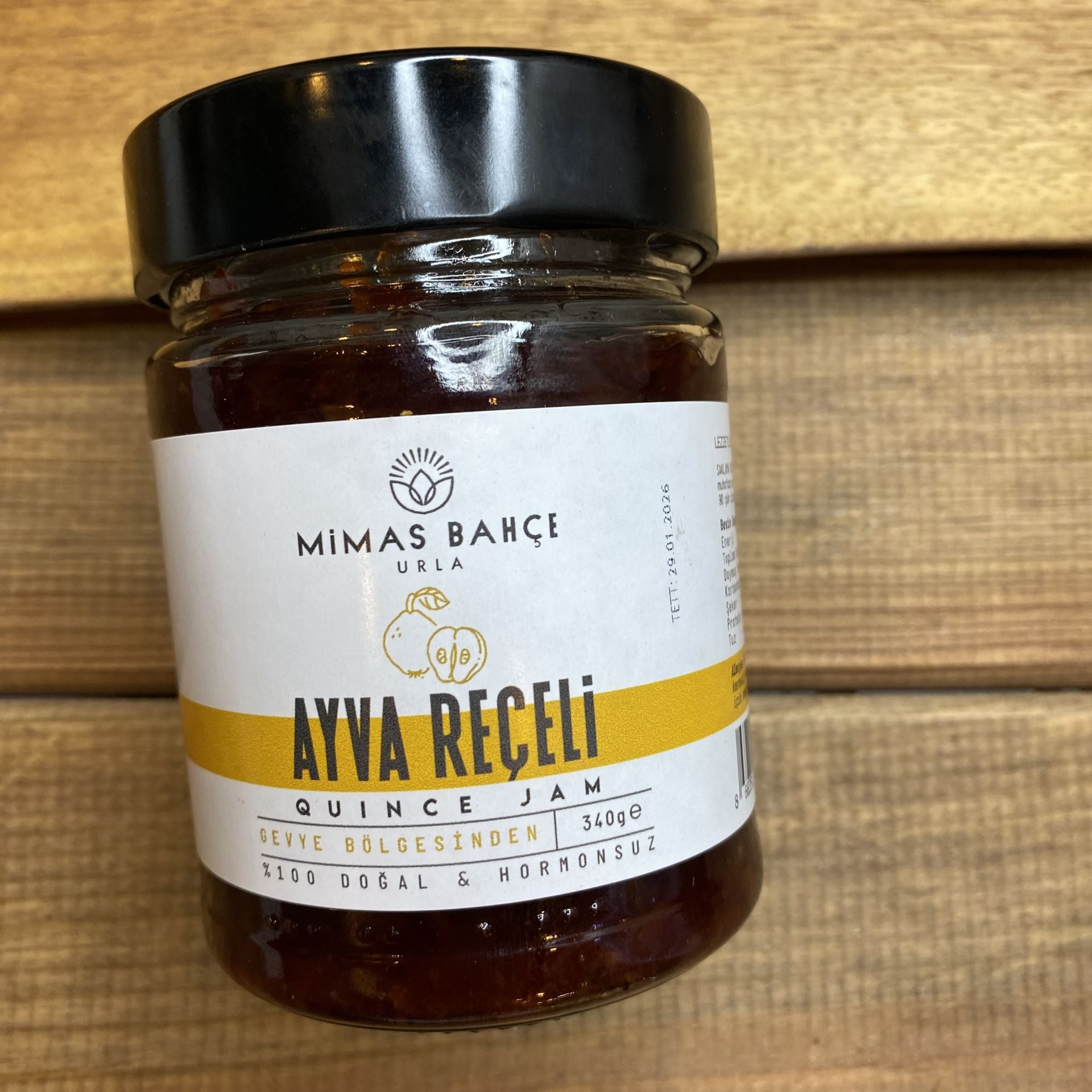 Ayva Reçeli Rende Katkısız,Doğal 350gr