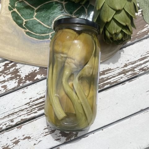 Sakız Enginar Saplı Yarım Yapraklı  Kalp %100 Limon Suyu İle Konserve 1000cc