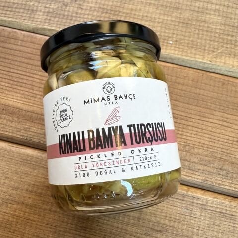 Kınalı Bamya Turşusu Doğal Katkısız