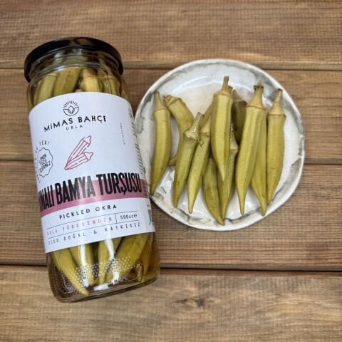 Kınalı Bamya Turşusu Doğal Katkısız