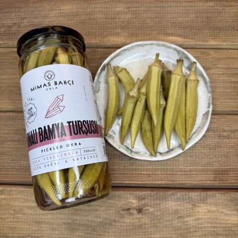 Kınalı Bamya Turşusu Doğal Katkısız