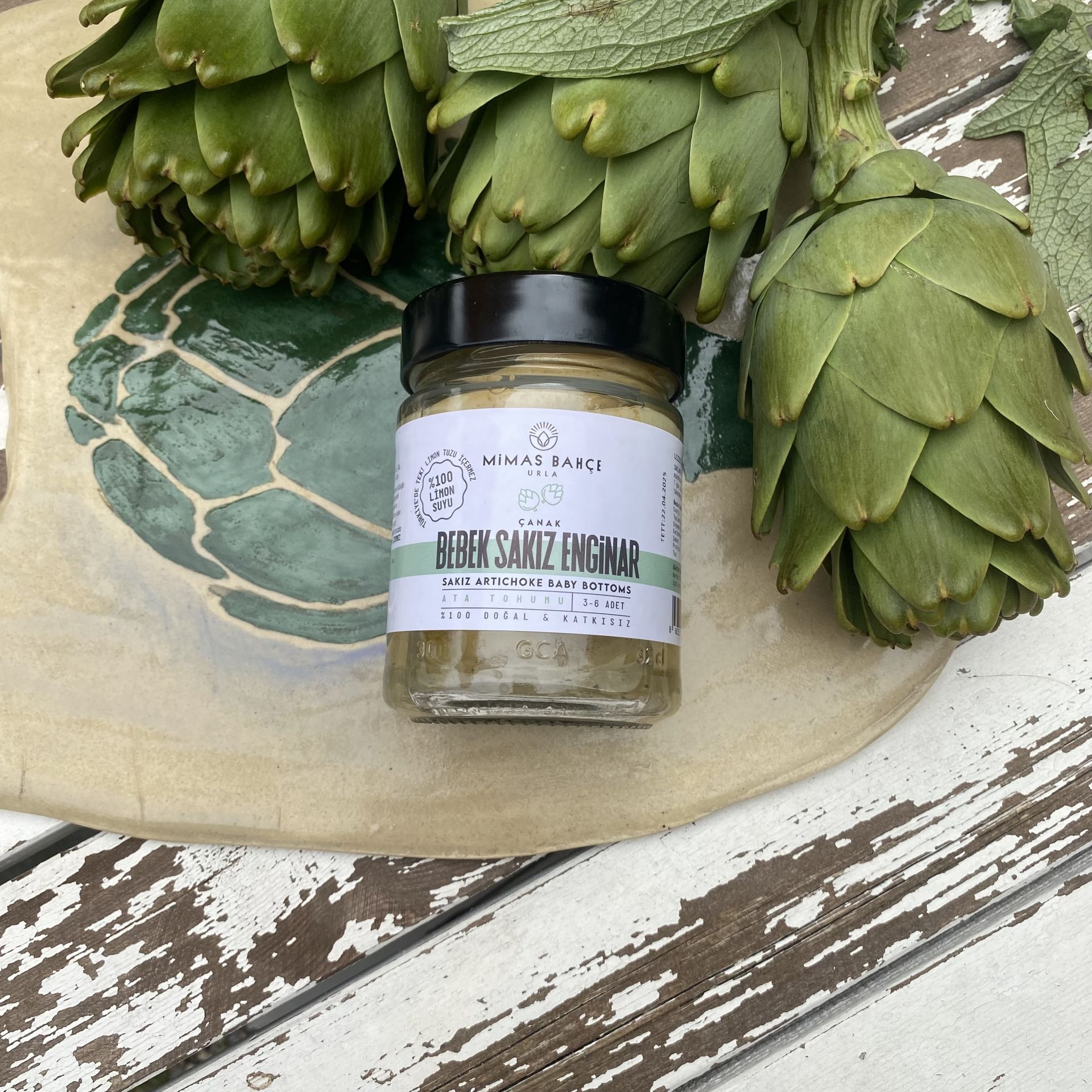 Sakız Enginar Bebek  Çanak %100 Limon Suyu İle  Konserve 320cc