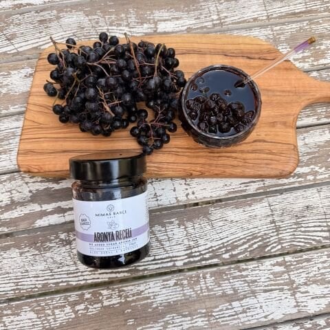 Şeker İlavesiz Aronya Reçeli Doğal ,Katkısız 370 g