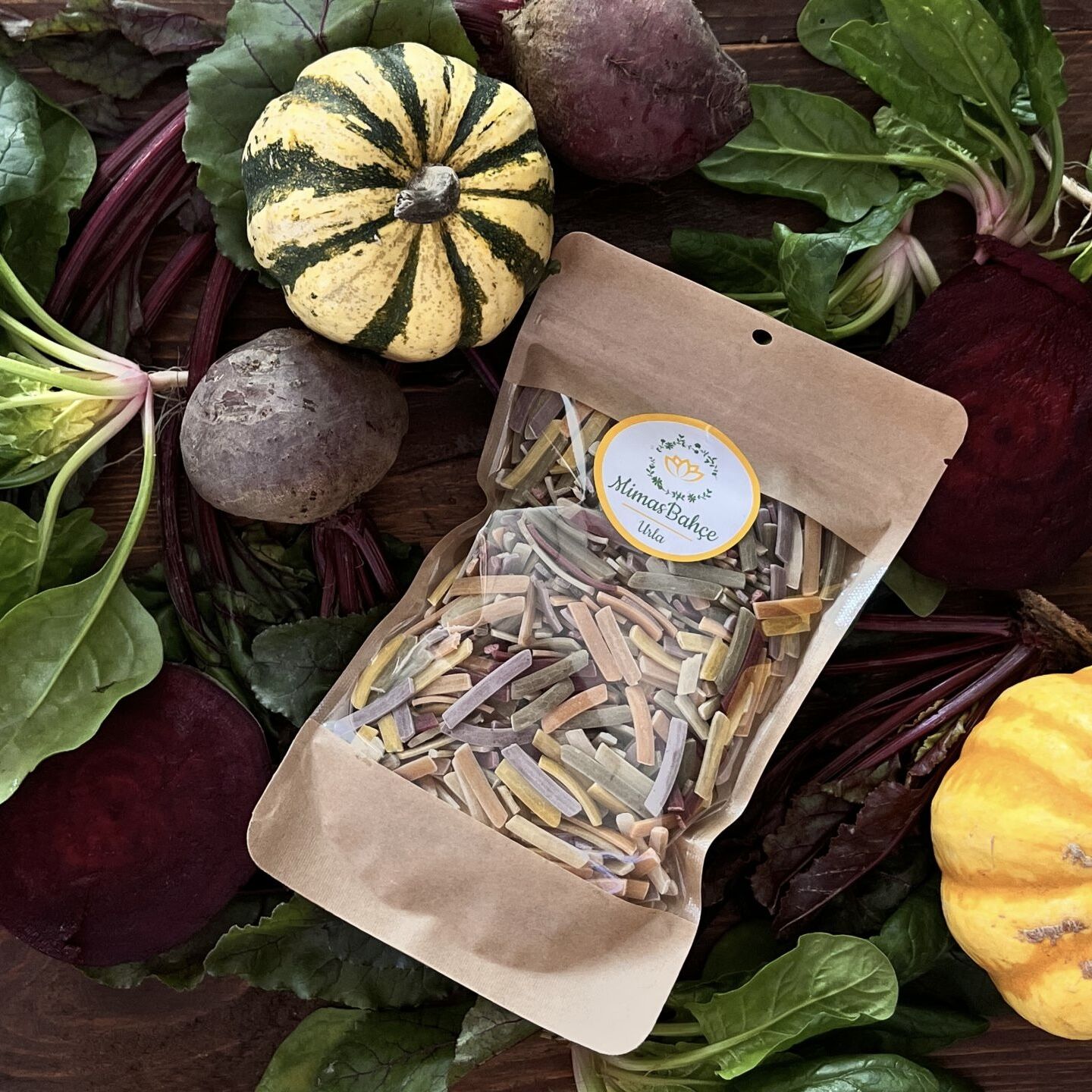 Karışık Sebzeli Erişte Katkısız,Doğal