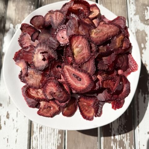 Çilek Kurusu Şekersiz,Katkısız  60gr