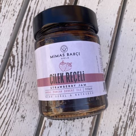 Çilek Reçeli Katksız,Doğal 320cc