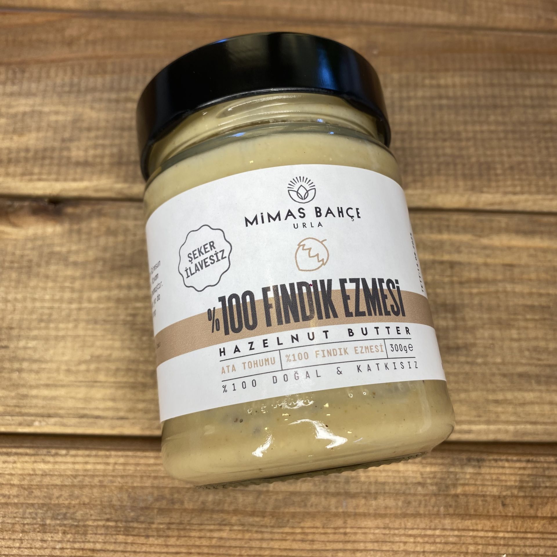 %100 Fındık Ezmesi Sade, Şekersiz, İlave Yağ İçermez, Katkısız 280gr