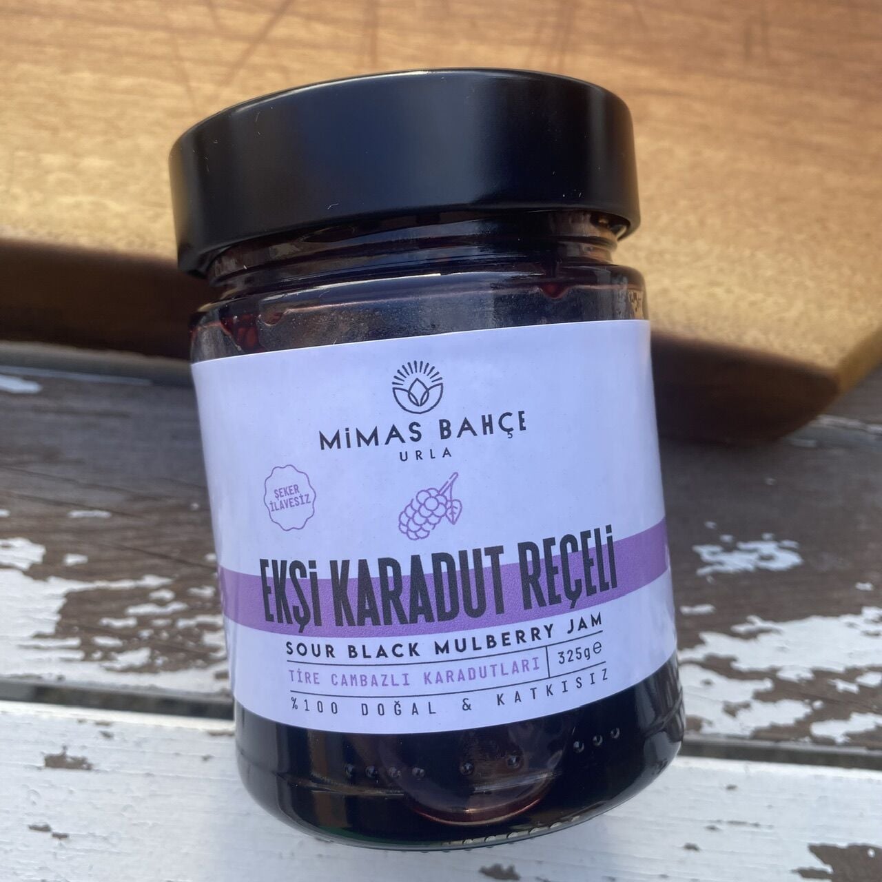 Ekşi Karadut Reçeli Şeker İlavesiz   325g
