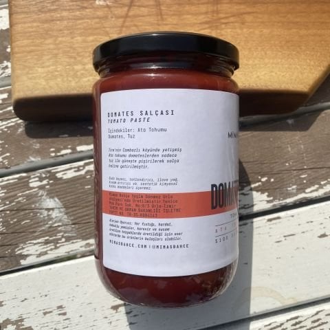 Domates Salçası Ata Tohumu Katkısız.Doğal 650 gr