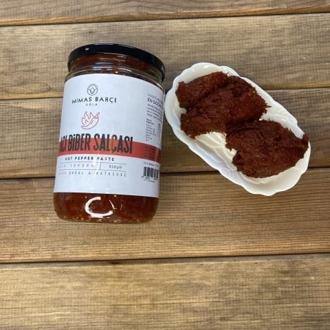 Acı Biber  Salçası Ata Tohumu,Katkısız.Doğal 650gr