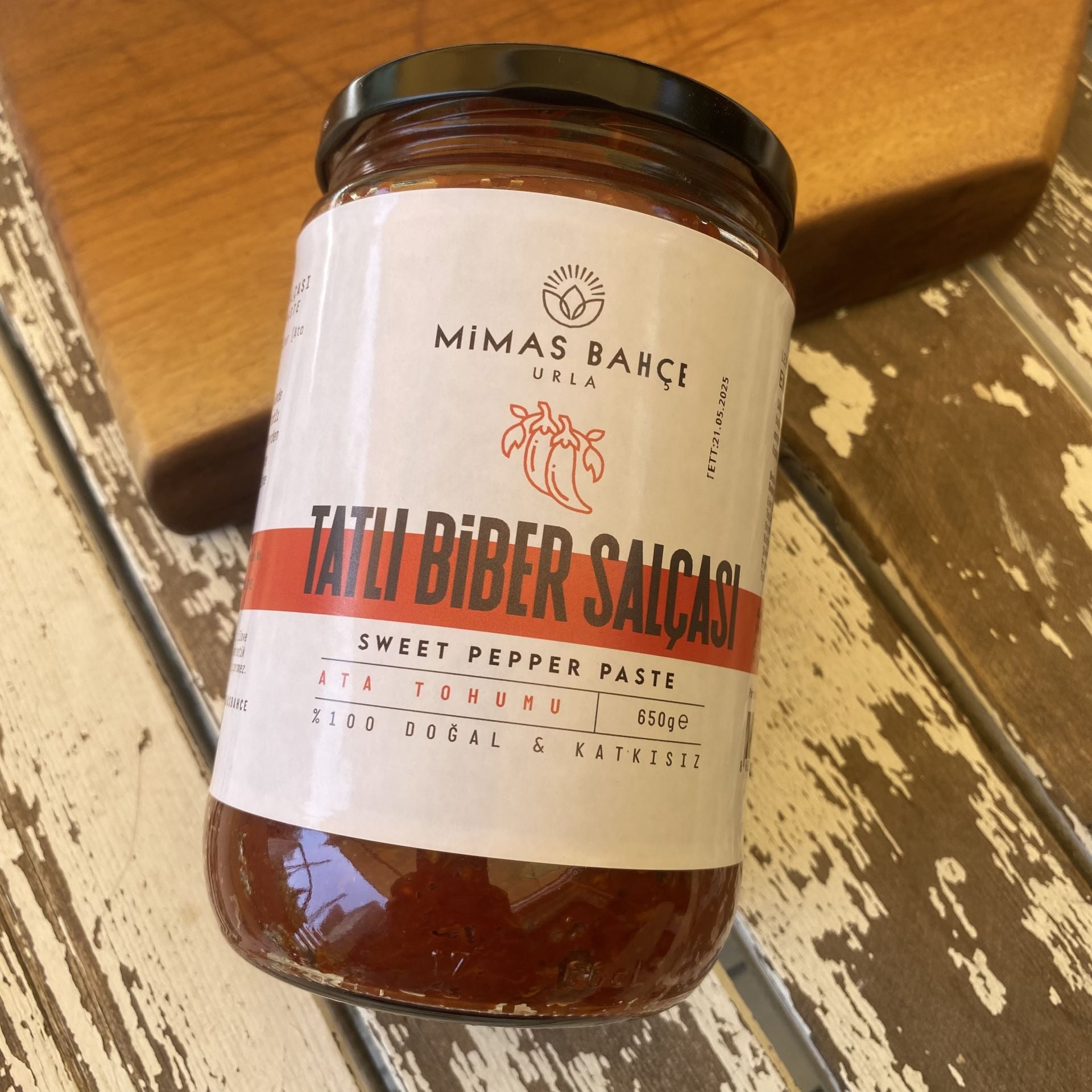 Tatlı Biber Salçası Ata Tohumu ,Katkısız.Doğal 650gr