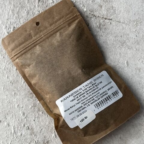 Karabiber Tane Doğal Katkısız 100 gr