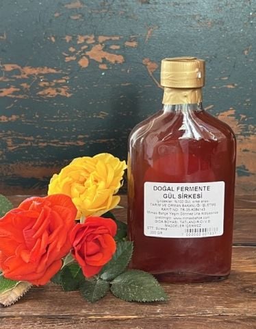 Doğal Fermente Gül  Sirkesi 200 gr