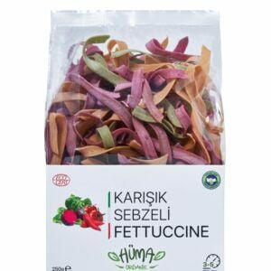 Fettucine Organik Karışık Sebzeli 250 g