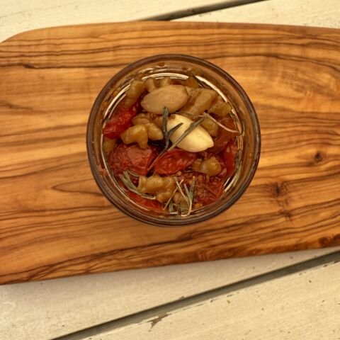 Çeri Domates Confi (Konfi)Sarımsaklı Sos Katkısız,Doğal  280 gr