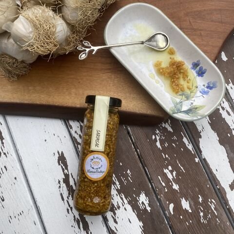 Sarımsak Granül Zeytinyağlı Katkısız,Doğal 110 g