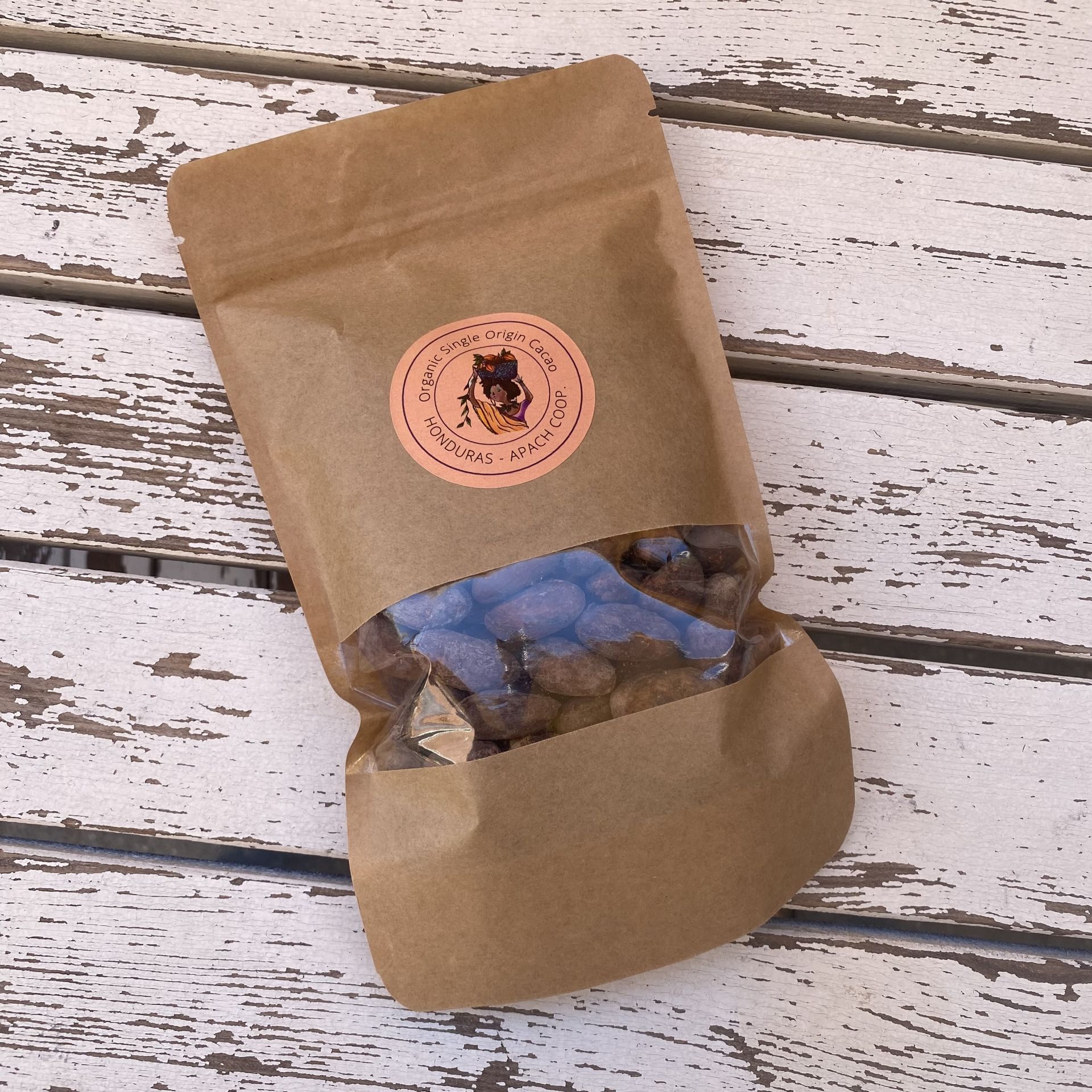 O Atölye Honduras-Apaz Az Kavrulmuş Kakao Çekirdeği  200 g